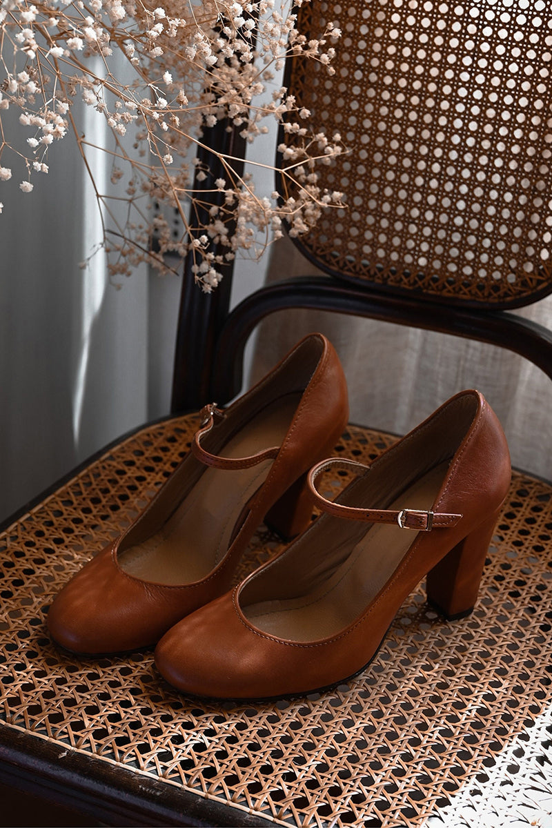 Bravina Ankle Strap Heels