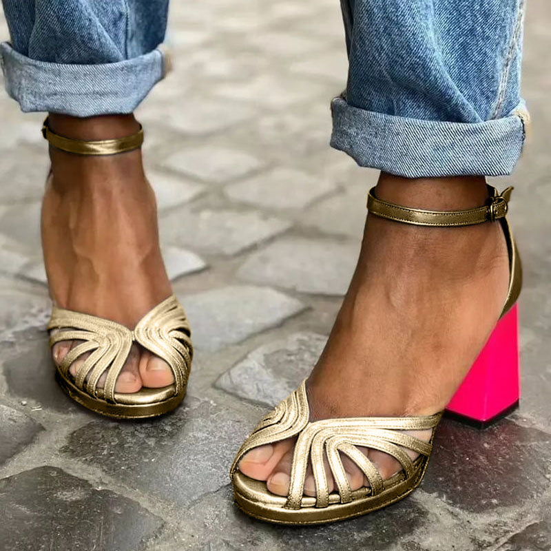 Milviana Ankle Strap Sandals